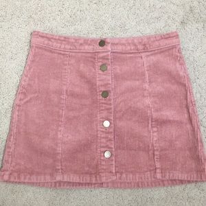 Forever 21 Girls Button Up Miniskirt